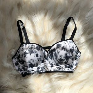 VS/PINK Black and White Bra